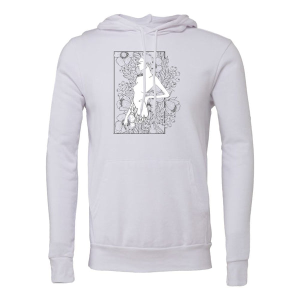 Black and white Bella canvas hoodie 3719